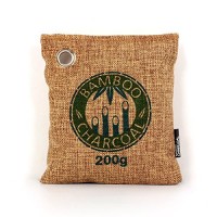 AKLOT Bamboo Charcoal Bag Natural Reusable Air Purifying Freshener Odor Deodorizer 200g for Home Cars Closets Bathrooms Pet - B071JY1PYK